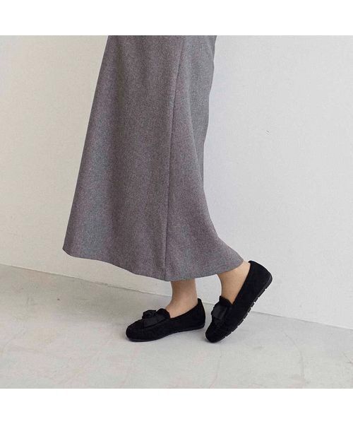 Riz raffinee / リズラフィーネ フラットシューズ | グログランリボンモカシン | 詳細14