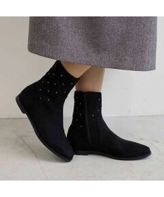 Riz raffinee / リズラフィーネ ブーツ（ショート丈） | スタッズ付インヒールブーツ