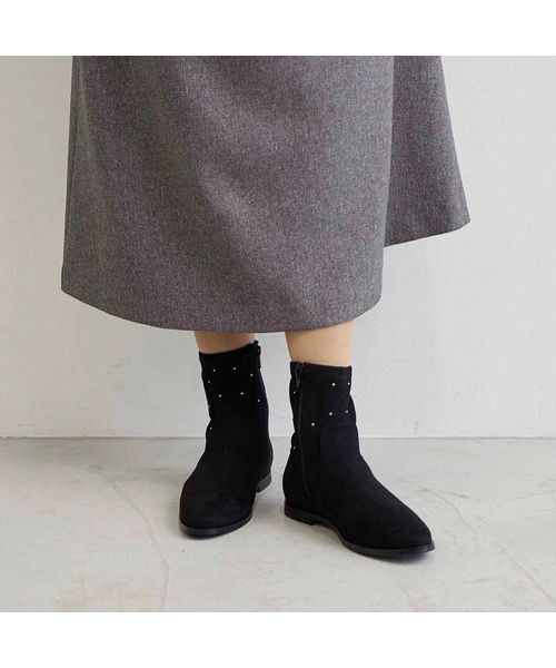 Riz raffinee / リズラフィーネ ブーツ（ショート丈） | スタッズ付インヒールブーツ | 詳細8