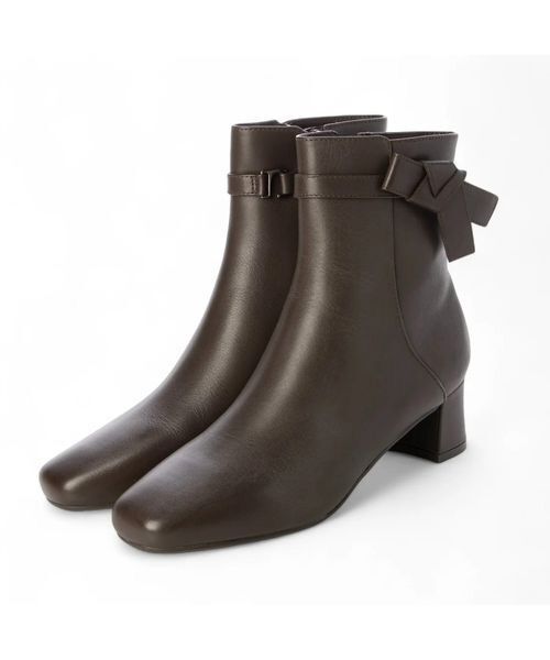 Riz raffinee / リズラフィーネ ブーツ（ショート丈） | 【2WAY】モチーフリボンショートブーツ | 詳細1