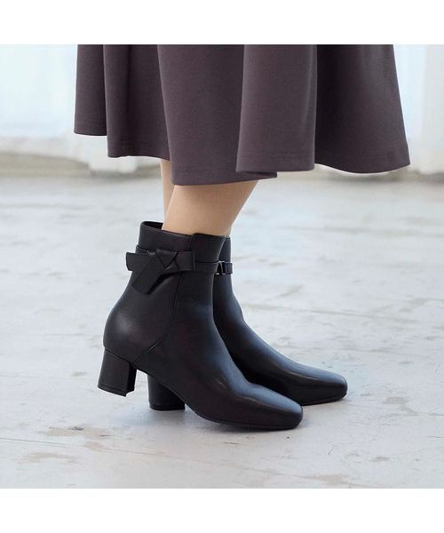 Riz raffinee / リズラフィーネ ブーツ（ショート丈） | 【2WAY】モチーフリボンショートブーツ | 詳細17
