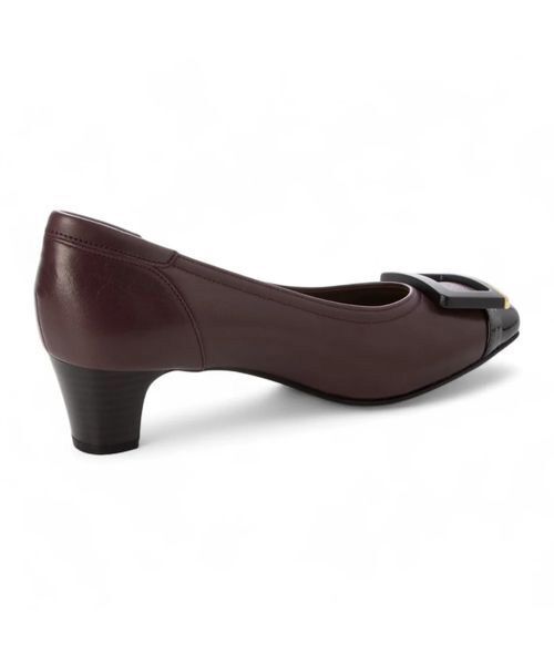 Riz raffinee / リズラフィーネ パンプス | 【３E】エナメルコンビバックルパンプス | 詳細2