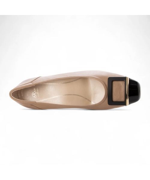 Riz raffinee / リズラフィーネ パンプス | 【３E】エナメルコンビバックルパンプス | 詳細13