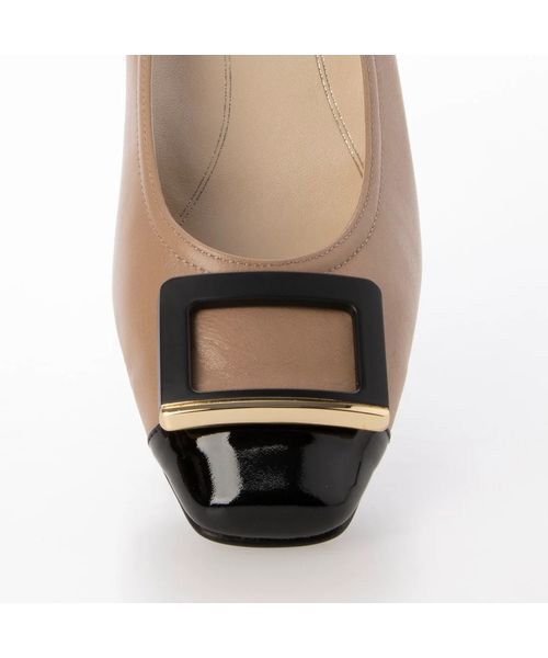 Riz raffinee / リズラフィーネ パンプス | 【３E】エナメルコンビバックルパンプス | 詳細15