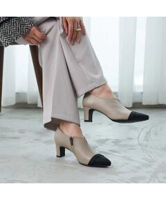 Riz raffinee / リズラフィーネ パンプス | グログラン切り替えブーティー