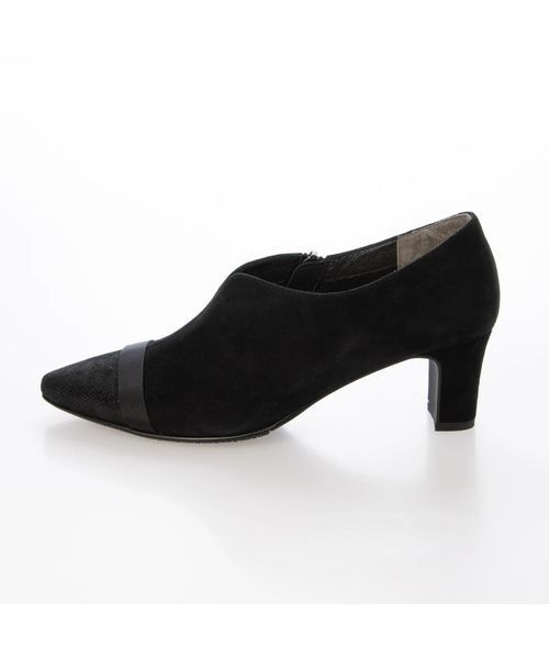 Riz raffinee / リズラフィーネ パンプス | グログラン切り替えブーティー | 詳細6