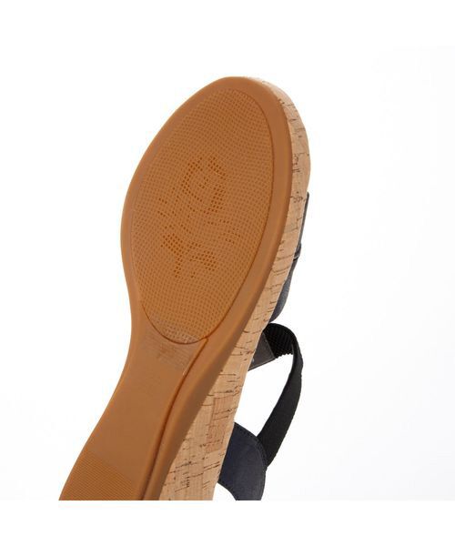 Riz raffinee / リズラフィーネ サンダル | ラインストーン付きウエッジソールサンダル | 詳細4