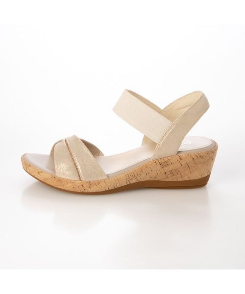 Riz raffinee / リズラフィーネ サンダル | ラインストーン付きウエッジソールサンダル | 詳細6