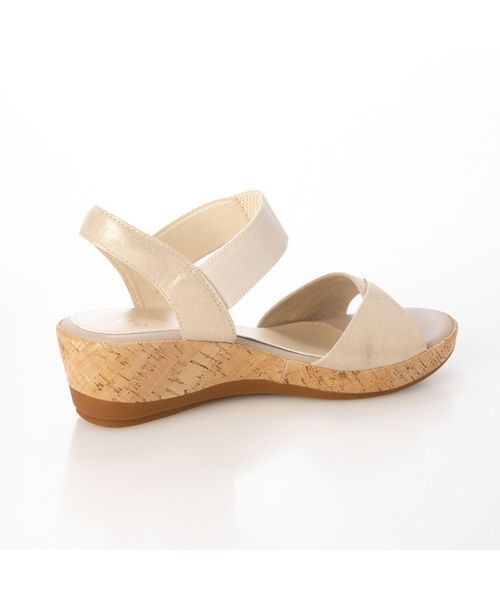 Riz raffinee / リズラフィーネ サンダル | ラインストーン付きウエッジソールサンダル | 詳細7