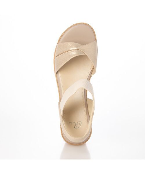 Riz raffinee / リズラフィーネ サンダル | ラインストーン付きウエッジソールサンダル | 詳細8