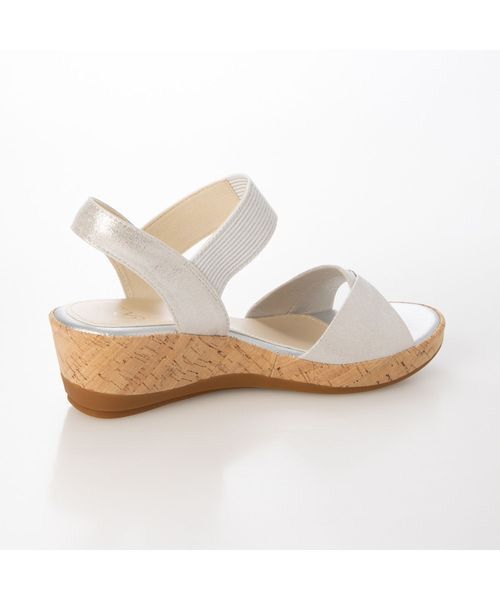 Riz raffinee / リズラフィーネ サンダル | ラインストーン付きウエッジソールサンダル | 詳細12