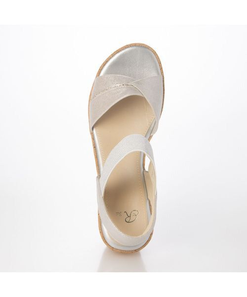 Riz raffinee / リズラフィーネ サンダル | ラインストーン付きウエッジソールサンダル | 詳細13