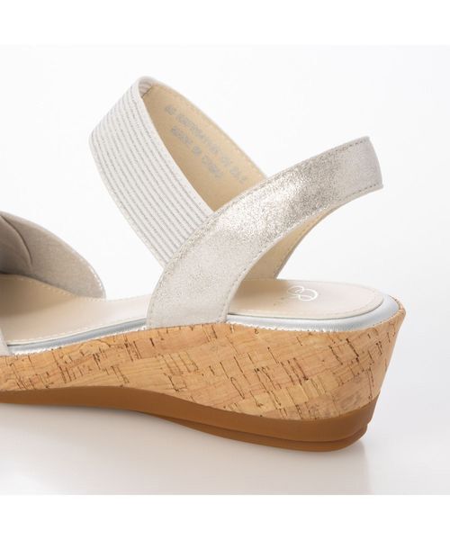 Riz raffinee / リズラフィーネ サンダル | ラインストーン付きウエッジソールサンダル | 詳細15