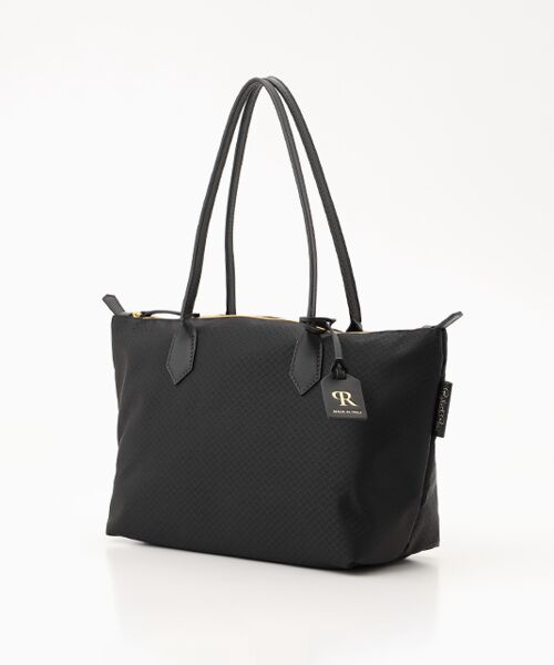 ROBERTA PIERI / ロベルタピエリ トートバッグ | MICRO JACQUARD【ST】トートバッグ（BLACK）
