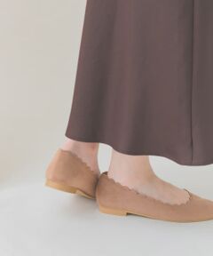 『MADE IN JAPAN』 スカラップフラットシューズ