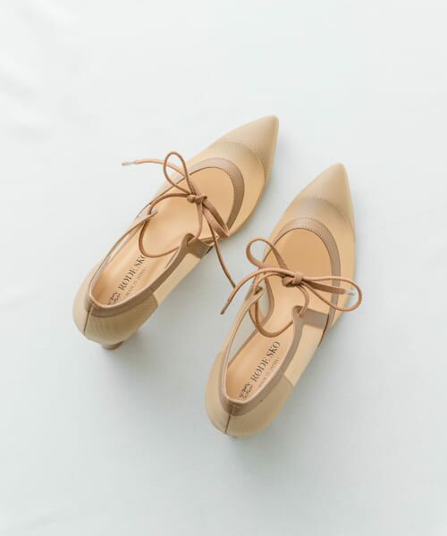 MADE IN JAPAN』チャンキーヒールリボンパンプス (パンプス MADE IN JAPAN』チャンキーヒールリボンパンプス (パンプス