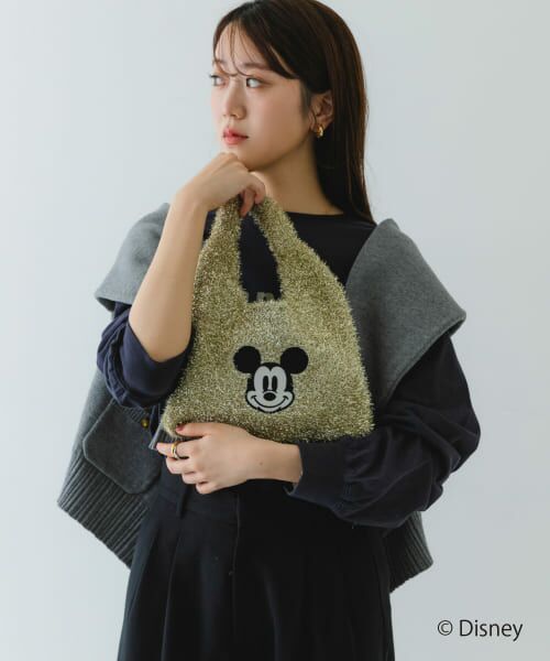 RODE SKO / ロデスコ トートバッグ | 『別注』MICKEY/ワンハンドルラメニットバッグ | 詳細5