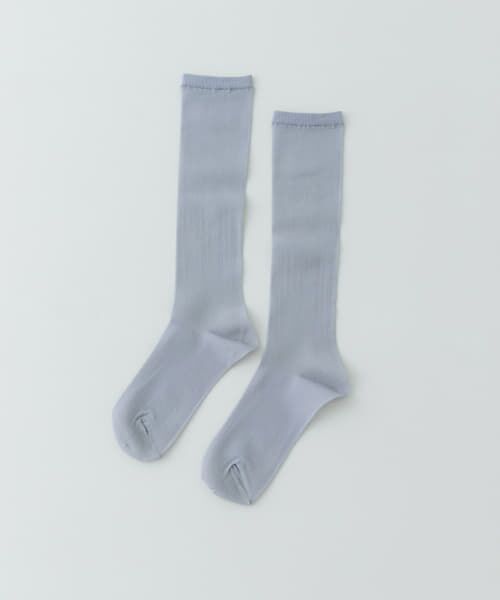 RODE SKO/ロデスコ PIEDI NUDI SHEER HIGH SOCKS GRAY - RODE SKO/ロデスコ PIEDI NUDI SHEER HIGH SOCKS GRAY -
