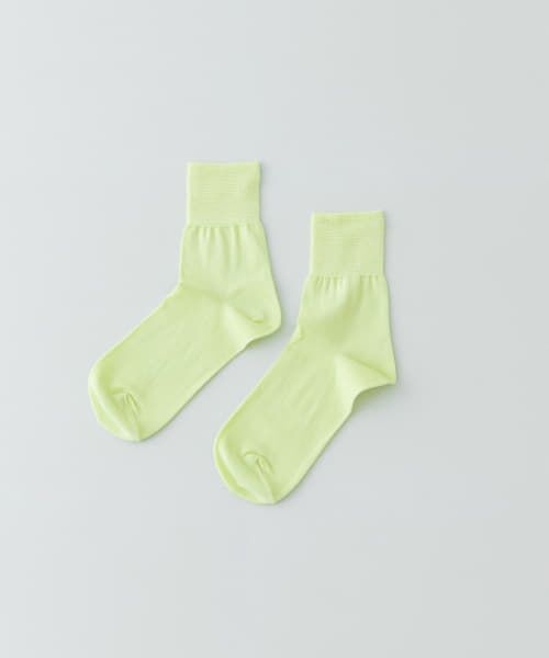 RODE SKO/ロデスコ PIEDI NUDI COTTON SOLID SHORT SOCKS GREEN - RODE SKO/ロデスコ PIEDI NUDI COTTON SOLID SHORT SOCKS GREEN -