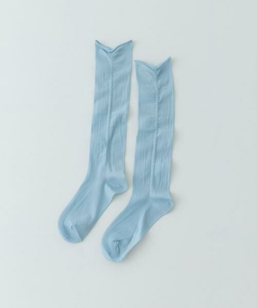 RODE SKO/ロデスコ PIEDI NUDI SHEER TACK SHRINK SOCKS ブルー - RODE SKO/ロデスコ PIEDI NUDI SHEER TACK SHRINK SOCKS ブルー -