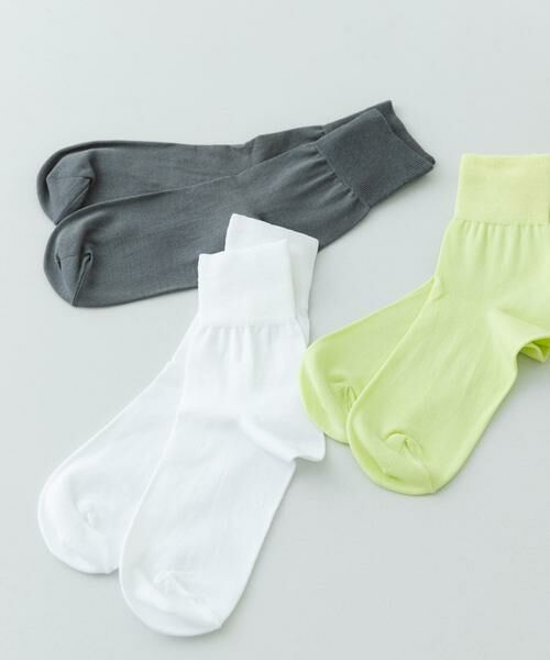 RODE SKO / ロデスコ ソックス | PIEDI NUDI　COTTON SOLID SHORT SOCKS | 詳細4
