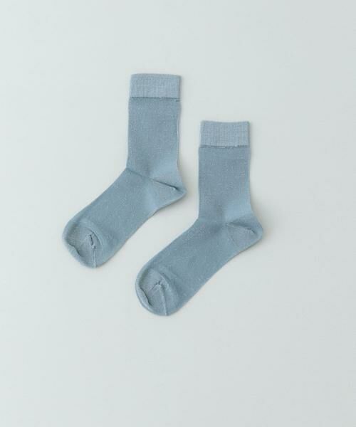 RODE SKO / ロデスコ ソックス | PIEDI NUDI　FINESSA MID SOCKS（ブルー系その他）