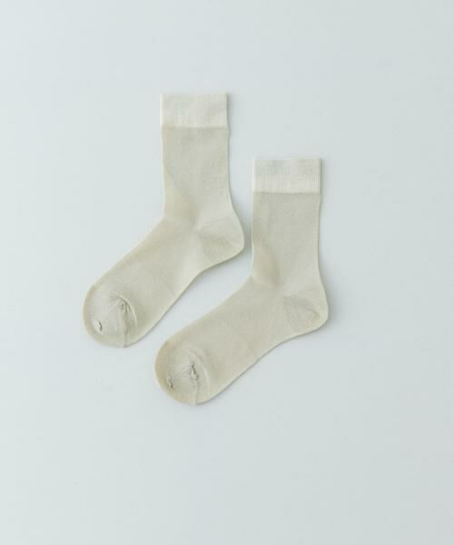 RODE SKO / ロデスコ ソックス | PIEDI NUDI　FINESSA MID SOCKS（シルバー）