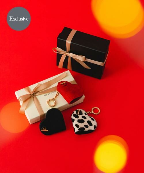 RODE SKO / ロデスコ キーケース | 『別注』Hashibami×RODESKO　カウヘアハートキーチャーム | 詳細1