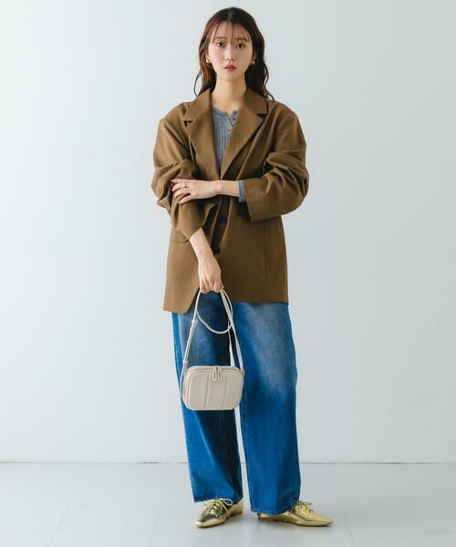 RODE SKO / ロデスコ ショルダーバッグ | ADD CULUMN　PUFF THREE POCHETTE | 詳細7