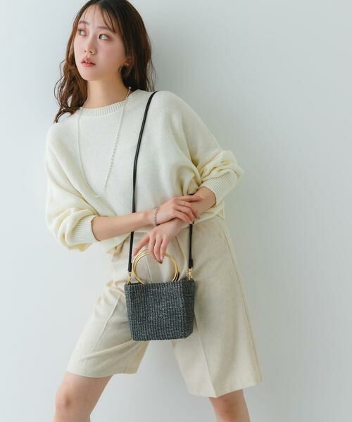 RODE SKO / ロデスコ ハンドバッグ | COTTO　リング雑材バッグ | 詳細1