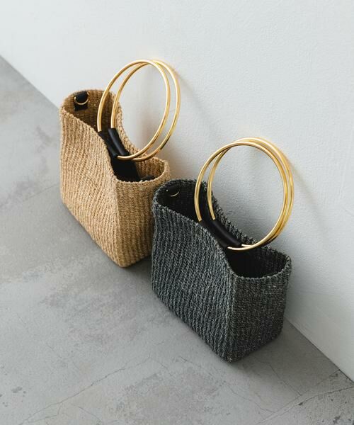 RODE SKO / ロデスコ ハンドバッグ | COTTO　リング雑材バッグ | 詳細10