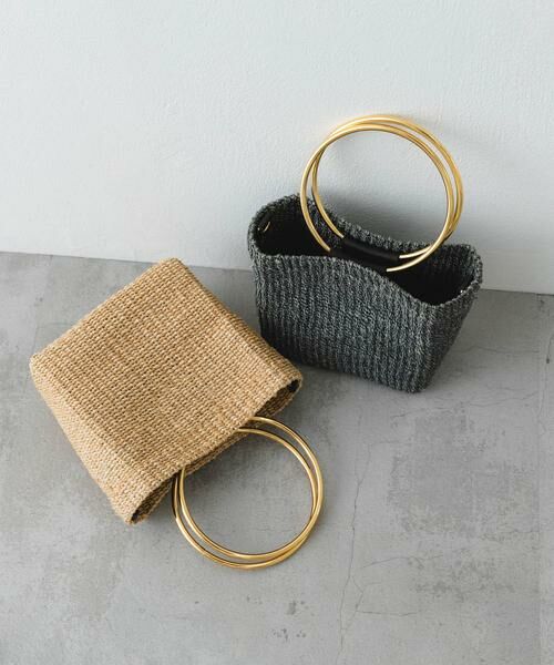 RODE SKO / ロデスコ ハンドバッグ | COTTO　リング雑材バッグ | 詳細8