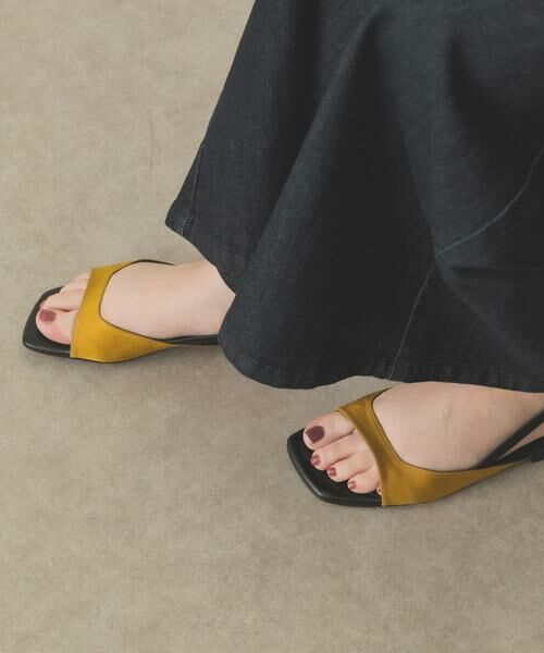 RODE SKO / ロデスコ サンダル | SEPT STORE　スクエアトゥバックストラップサンダル | 詳細1