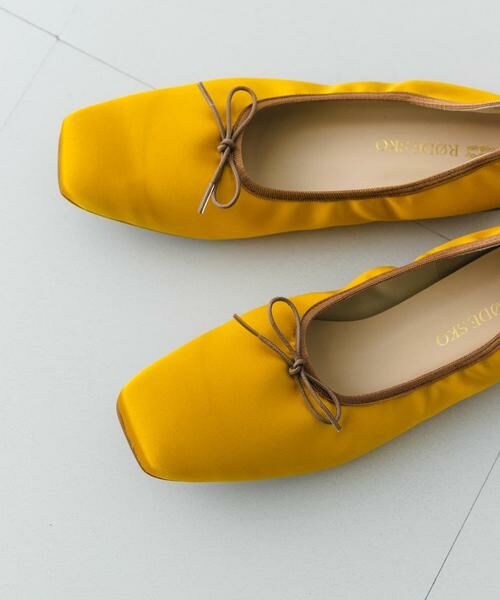 RODE SKO / ロデスコ バレエシューズ | 『MADE IN JAPAN』 サテンスクエアトゥバレエシューズ | 詳細1