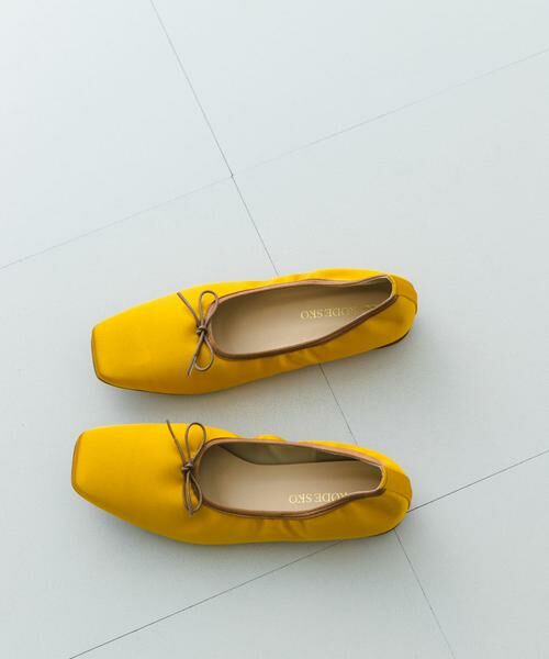 RODE SKO / ロデスコ バレエシューズ | 『MADE IN JAPAN』 サテンスクエアトゥバレエシューズ | 詳細5