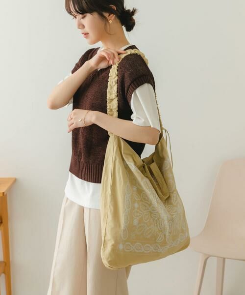 RODE SKO / ロデスコ トートバッグ | リップストップダブルショルダー柄トート | 詳細5