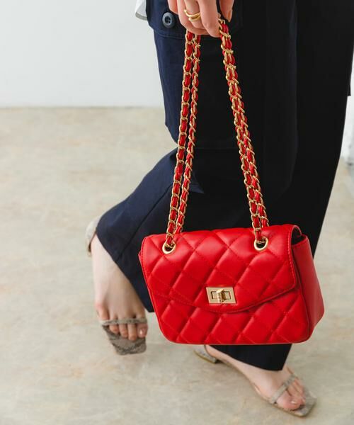 RODE SKO / ロデスコ ショルダーバッグ | キルティングチェーンショルダーバッグ | 詳細4