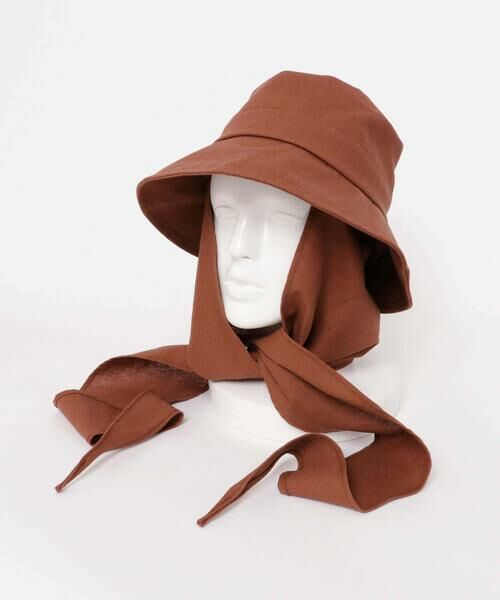 RODE SKO / ロデスコ ハット | スカーフバケットハット（ブラウン）