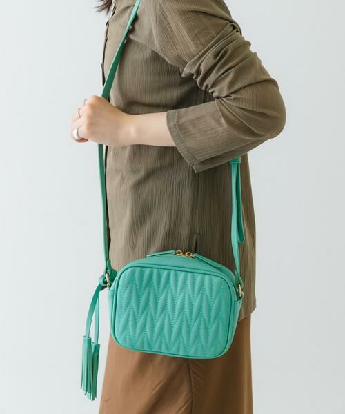 RODE SKO / ロデスコ ショルダーバッグ | タッセル付ステッチショルダーバッグ | 詳細4