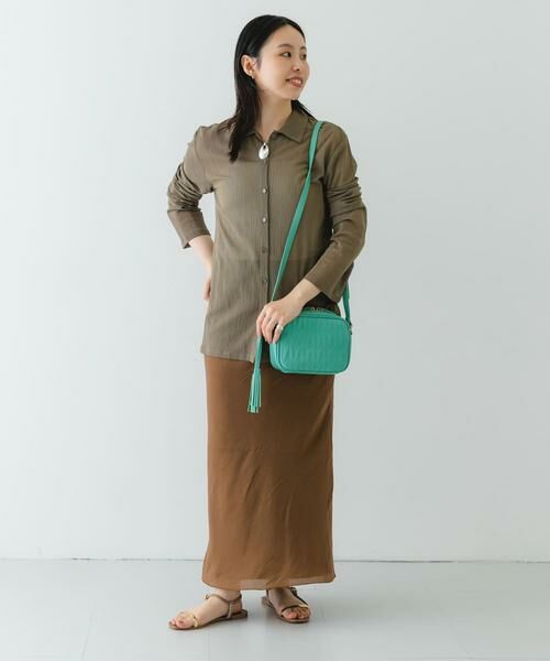 RODE SKO / ロデスコ ショルダーバッグ | タッセル付ステッチショルダーバッグ | 詳細6