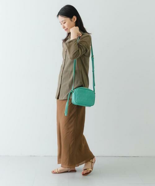 RODE SKO / ロデスコ ショルダーバッグ | タッセル付ステッチショルダーバッグ | 詳細7