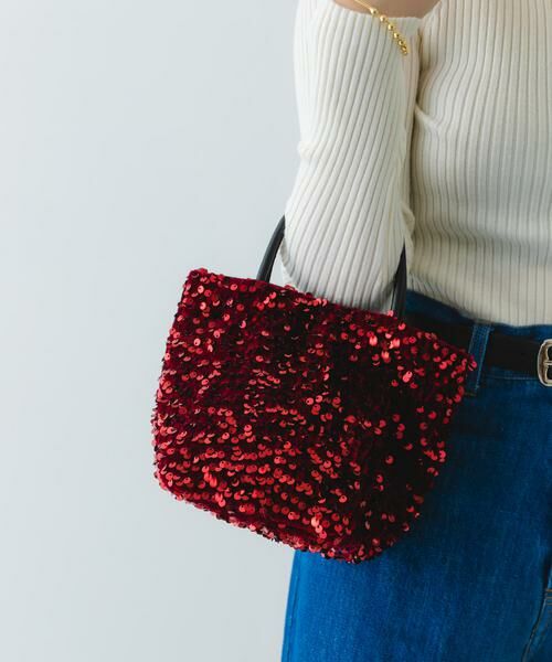 RODE SKO / ロデスコ ショルダーバッグ | チェーン付きスパンコールバッグ | 詳細1