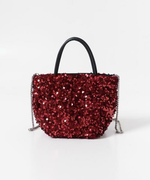 RODE SKO / ロデスコ ショルダーバッグ | チェーン付きスパンコールバッグ | 詳細11