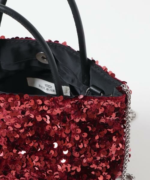 RODE SKO / ロデスコ ショルダーバッグ | チェーン付きスパンコールバッグ | 詳細12