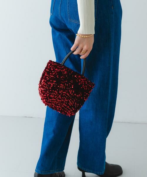 RODE SKO / ロデスコ ショルダーバッグ | チェーン付きスパンコールバッグ | 詳細3