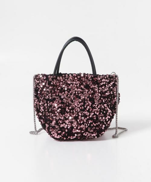 RODE SKO / ロデスコ ショルダーバッグ | チェーン付きスパンコールバッグ | 詳細23