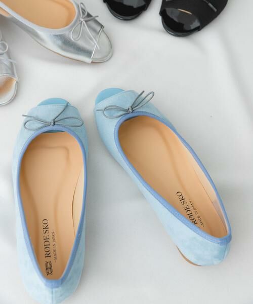 RODE SKO / ロデスコ パンプス | 『MADE IN JAPAN』オープントゥリボンパンプス | 詳細1