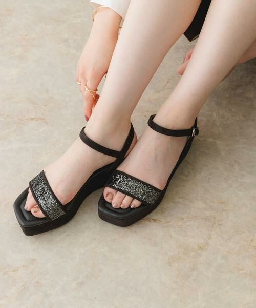 RODE SKO / ロデスコ サンダル | グリッターアンクルサンダル | 詳細4