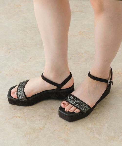 RODE SKO / ロデスコ サンダル | グリッターアンクルサンダル | 詳細7