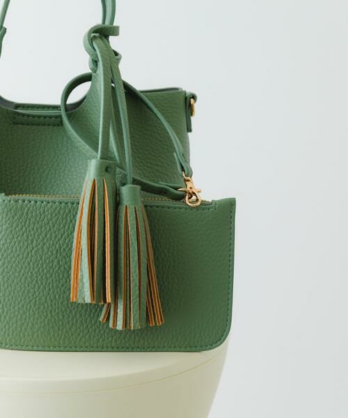 RODE SKO / ロデスコ ショルダーバッグ | ポーチ付タックミニショルダーバッグ | 詳細23